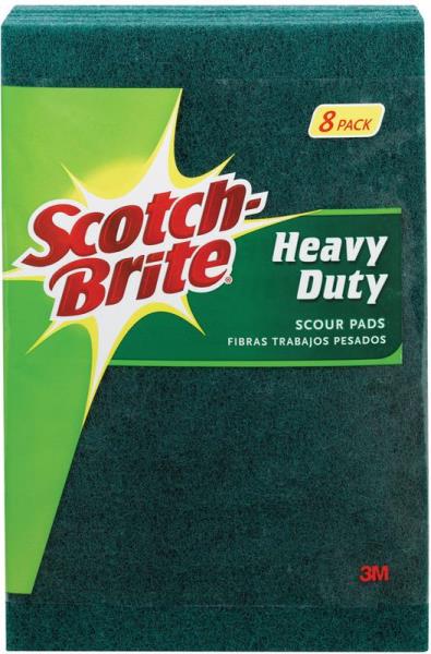 Scotch-Brite 228 Scour Pad 6 in L 3.8 in W Green