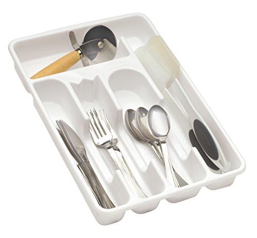 Rubbermaid Home Silverware Organizer White