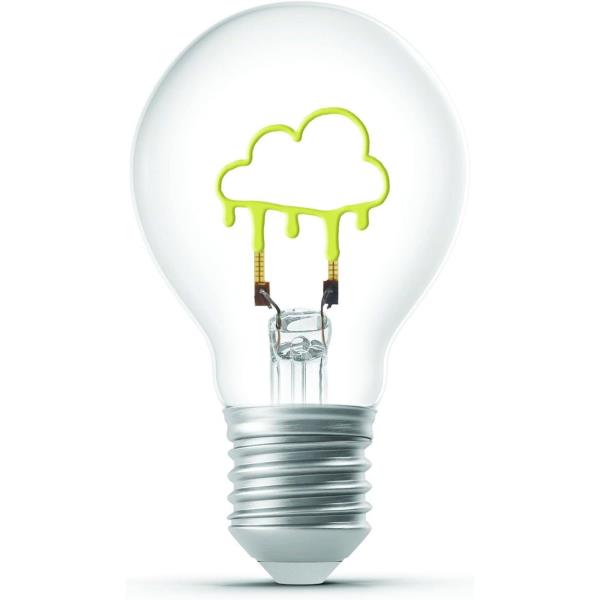 JARV - Illumination Filament Cloud LED Bulb, Trendy Tech 2W (60W Equivalent) E26 Base