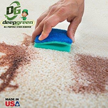 Deep Green All Purpose Stain Removal Formula - Best Carpet Cleaner - Non-Toxic Odorless Pet Spot Remover 16oz Tub Makes up to 10 Quarts)